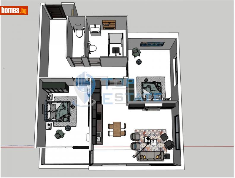 Тристаен, 95m² - Жк. Бузлуджа, Велико Търново - Апартамент за продажба - Top Estate - 112617798