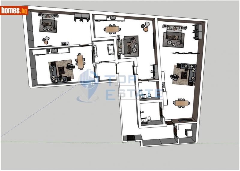 Четиристаен, 172m² - Жк. Бузлуджа, Велико Търново - Апартамент за продажба - Top Estate - 112617841