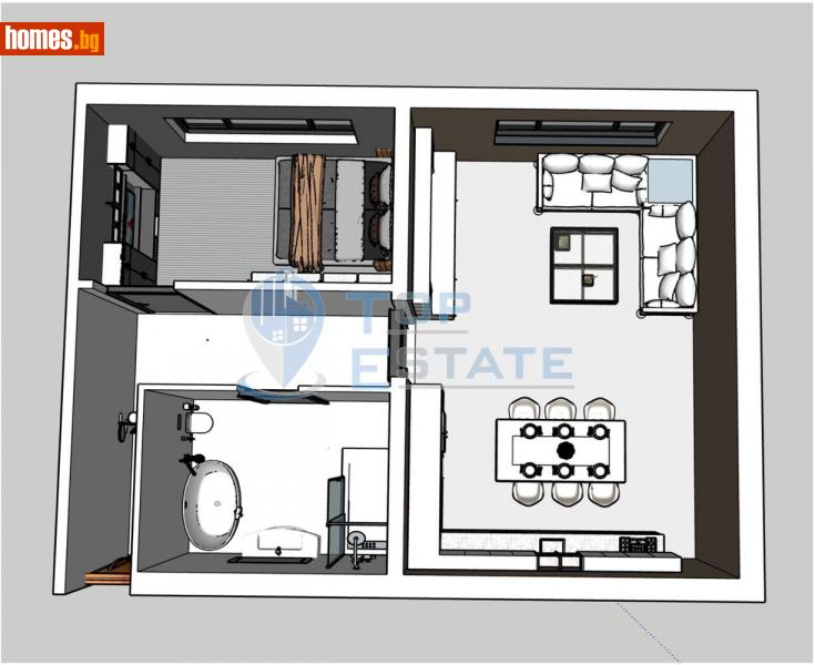 Двустаен, 76m² - Жк. Бузлуджа, Велико Търново - Апартамент за продажба - Top Estate - 112617846