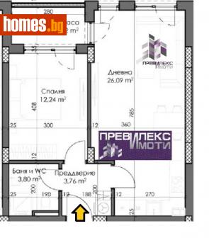 Двустаен, 72m² - Апартамент за продажба - 112630988