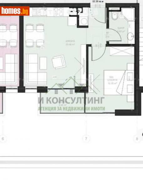 Двустаен, 66m² - Кв. Малинова Долина, София - Апартамент за продажба - I Consulting - 112638784