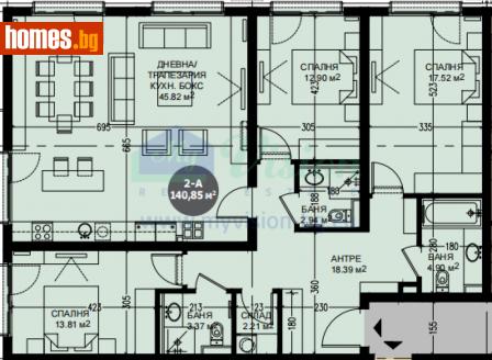 Четиристаен, 165m² - Апартамент за продажба - 112647556