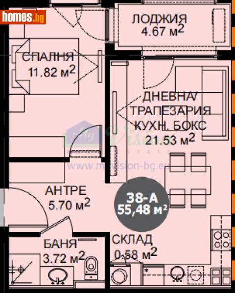 Двустаен, 65m² - Жк. Дружба 2, София - Апартамент за продажба - Myvision Real Estate - 112653822