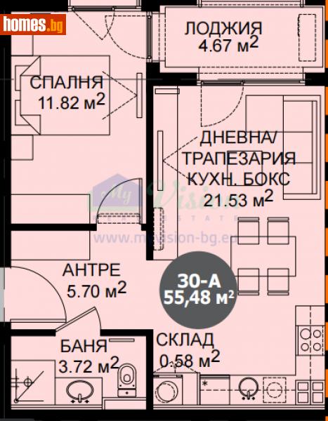 Едностаен, 65m² - София, София - град - Апартамент за продажба - Myvision Real Estate - 112653842