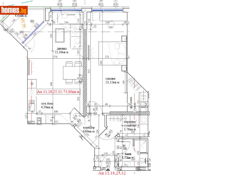 Двустаен, 80m² - Жк. Дружба 1, София - Апартамент за продажба - Calista Estate - 112694796