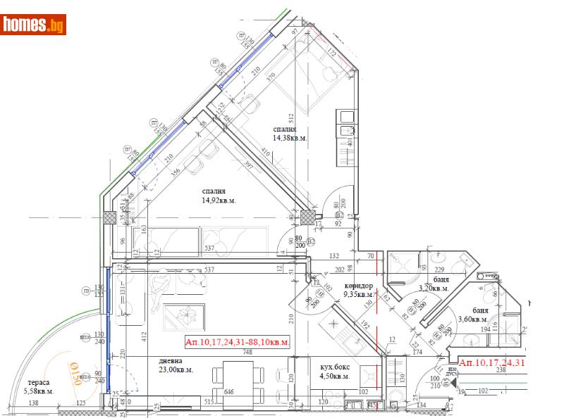 Тристаен, 95m² - Жк. Дружба 1, София - Апартамент за продажба - Calista Estate - 112694803