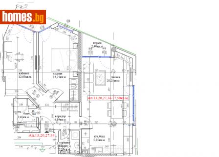 Тристаен, 84m² - Апартамент за продажба - 112694970