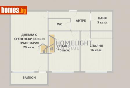 Тристаен, 109m² - Апартамент за продажба - 112739449