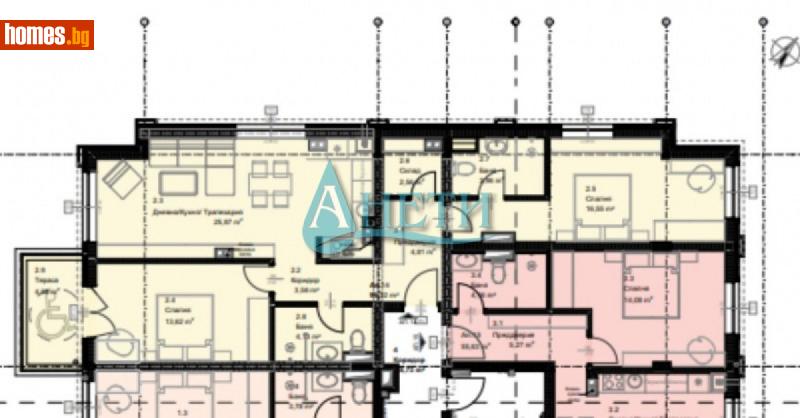 Тристаен, 115m² - Жк. Овча Купел, София - Апартамент за продажба - АНЕТИ - 112757545