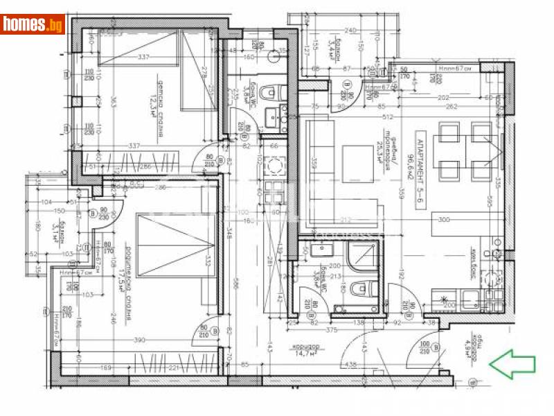 Тристаен, 120m² -  Студентски Град, София - Апартамент за продажба - АДРЕС НЕДВИЖИМИ ИМОТИ - 112768055