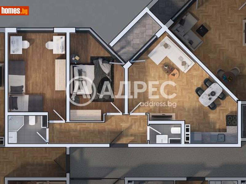 Тристаен, 114m² - Жк. Дружба 1, София - Апартамент за продажба - АДРЕС НЕДВИЖИМИ ИМОТИ - 112770138