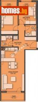 Тристаен, 118m² - Апартамент за продажба - 112803783