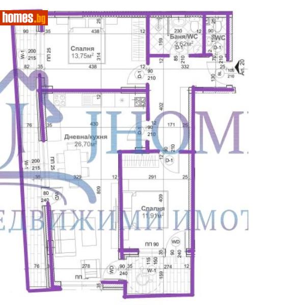 Тристаен, 113m² - Жк. Изгрев, Варна - Апартамент за продажба - J HOME - 112804816