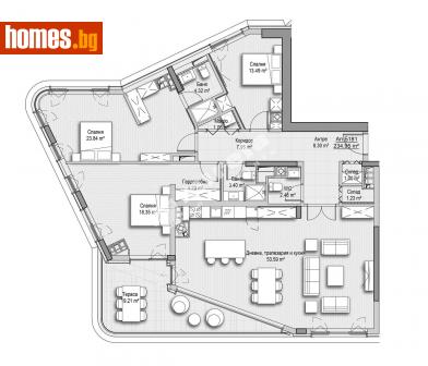 Четиристаен, 235m² - Апартамент за продажба - 112817321