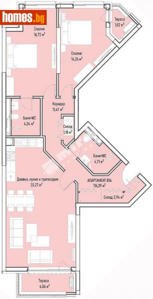Тристаен, 149m² - София, София - град - Апартамент за продажба - МИРЕЛА - 112839450