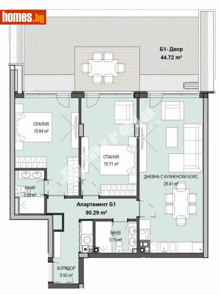 Тристаен, 104m² - Кв. Кръстова Вада, София - Апартамент за продажба - МИРЕЛА - 112840291