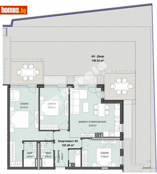 Четиристаен, 119m² - Кв. Кръстова Вада, София - Апартамент за продажба - МИРЕЛА - 112840423