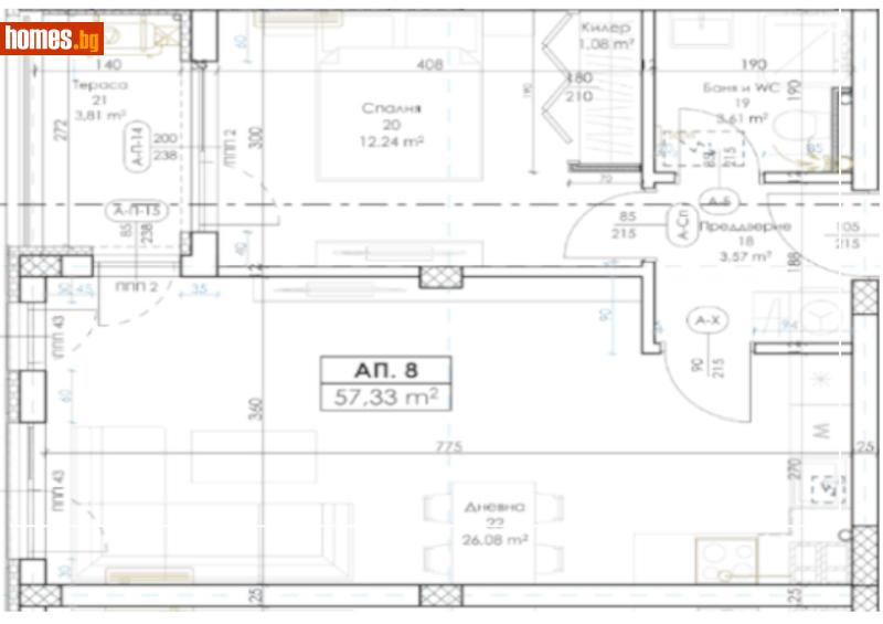 Двустаен, 63m² - Кв. Беломорски, Пловдив - Апартамент за продажба - Deluxe Homes - 112842353