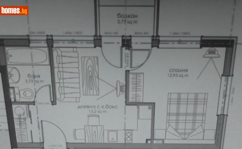 Двустаен, 50m² - Кв. Витоша, София - Апартамент за продажба - Продиджи - 112859038