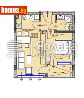 Двустаен, 59m² - Апартамент за продажба - 112871686