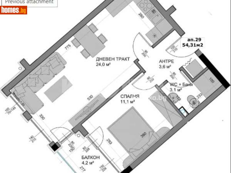 Двустаен, 63m² - Варна, Варна - Апартамент за продажба - ИМОТЕКА АД - 112884612