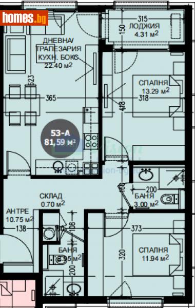 Тристаен, 95m² - Жк. Дружба 2, София - Апартамент за продажба - Myvision Real Estate - 112897358