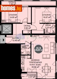 Тристаен, 140m² - Апартамент за продажба - 112897363