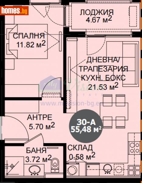 Едностаен, 65m² - София, София - град - Апартамент за продажба - Myvision Real Estate - 112897383