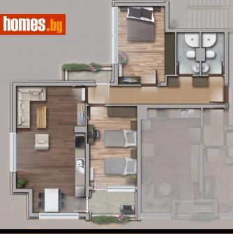 Тристаен, 120m² - Апартамент за продажба - 112897408