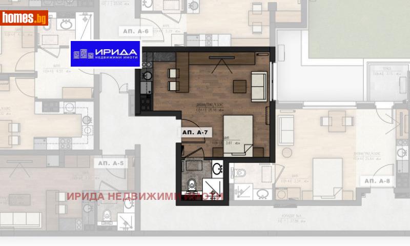 Едностаен, 41m² - Жк. Младост 1, София - Апартамент за продажба - Ирида - 112907336
