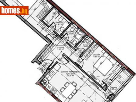Тристаен, 100m² - Апартамент за продажба - 112907465
