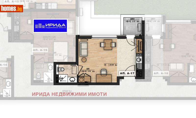 Едностаен, 46m² - Жк. Младост 1, София - Апартамент за продажба - Ирида - 112908986