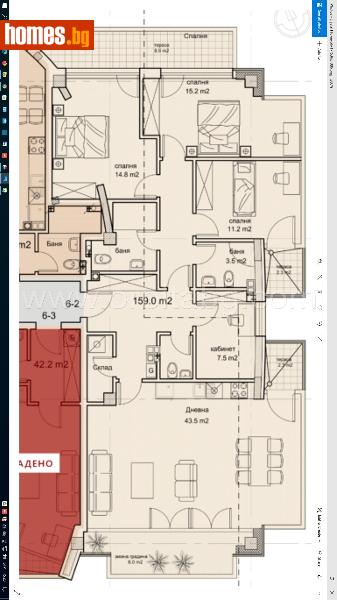 Многостаен, 190m² - Кв. Манастирски Ливади, София - Апартамент за продажба - ORBITA Real Estate - 112935388