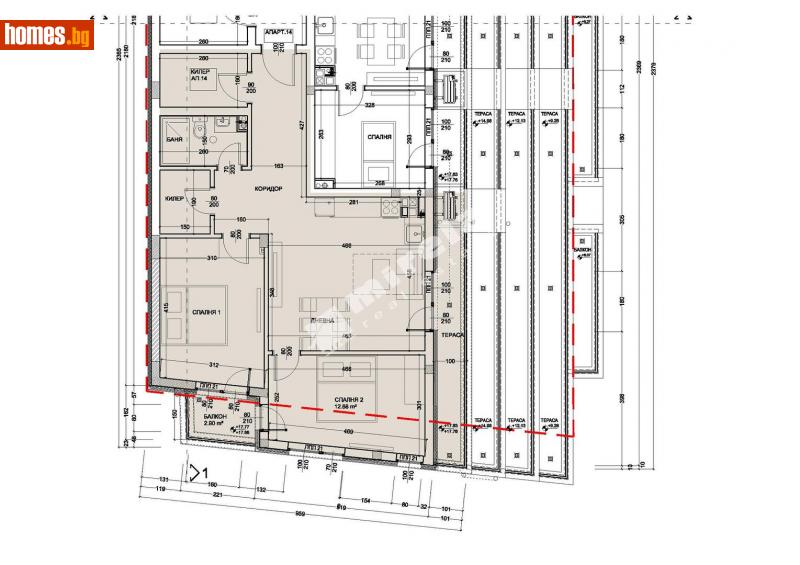 Тристаен, 110m² - Жк. Левски, Варна - Апартамент за продажба - МИРЕЛА - 112945459