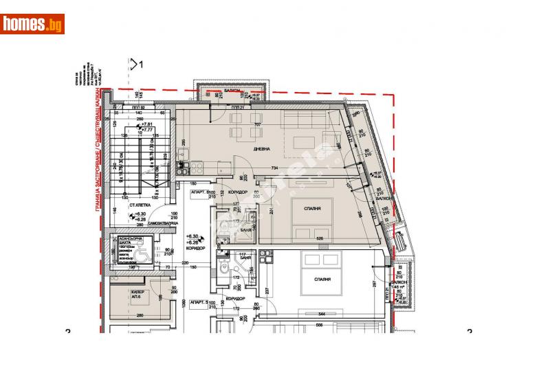 Двустаен, 75m² - Жк. Левски, Варна - Апартамент за продажба - МИРЕЛА - 112945465