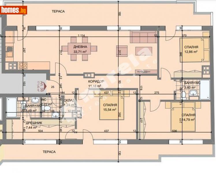 Четиристаен, 201m² - Жк. Разсадника, София - Апартамент за продажба - МИРЕЛА - 112945530