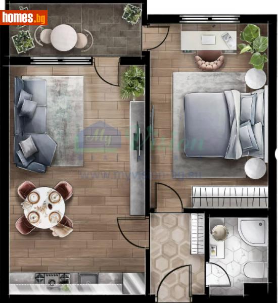 Двустаен, 68m² - Жк. Люлин 5, София - Апартамент за продажба - Myvision Real Estate - 112952367