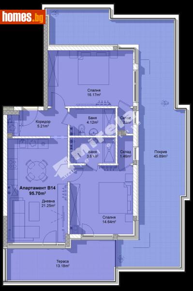 Тристаен, 110m² -  Драгалевци, София - Апартамент за продажба - МИРЕЛА - 112957685