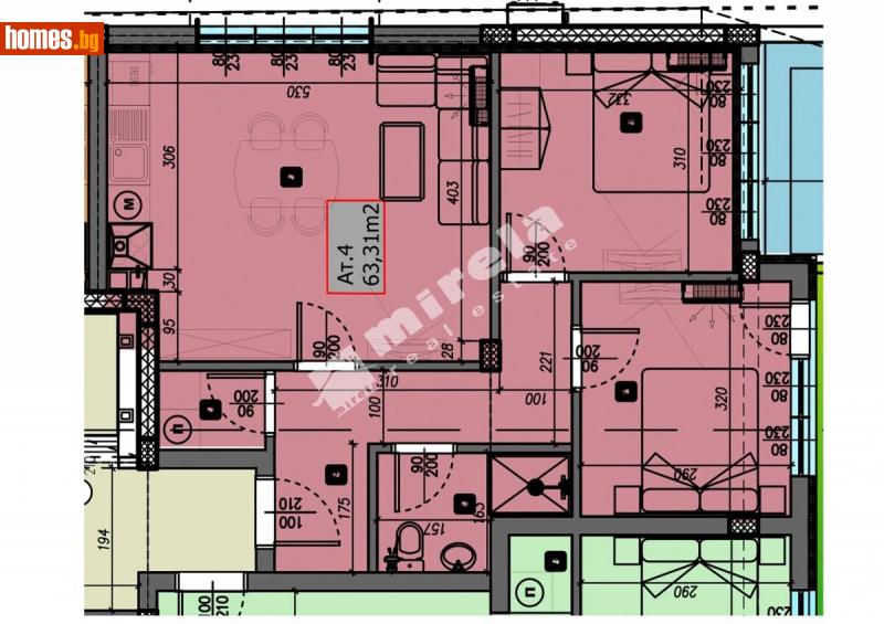 Тристаен, 71m² - Кв. Виница, Варна - Апартамент за продажба - МИРЕЛА - 112957775