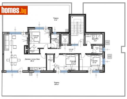 Многостаен, 368m² - Апартамент за продажба - 112958778