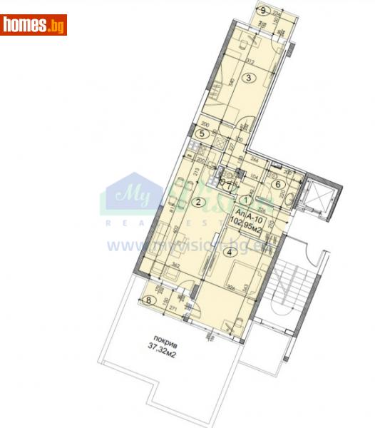 Тристаен, 118m² - Жк. Полигона, София - Апартамент за продажба - Myvision Real Estate - 112959596