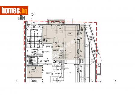 Двустаен, 60m² - Апартамент за продажба - 112996553