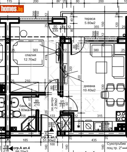 Двустаен, 58m² - Кв. Беломорски, Пловдив - Апартамент за продажба - Римекс Имоти - 113010204