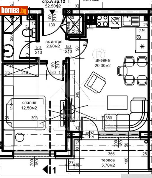 Двустаен, 59m² - Кв. Беломорски, Пловдив - Апартамент за продажба - Римекс Имоти - 113010214