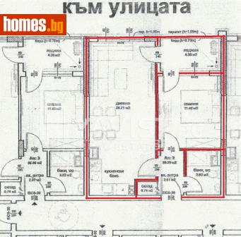 Двустаен, 68m² - Апартамент за продажба - 113021979