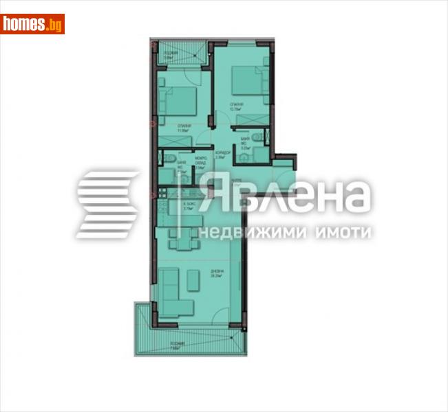 Тристаен, 122m² - Жк. Младост 4, София - Апартамент за продажба - ЯВЛЕНА - 113027660