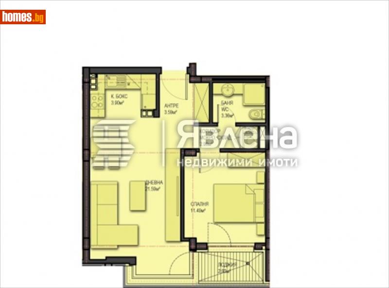 Двустаен, 73m² - Жк. Младост 4, София - Апартамент за продажба - ЯВЛЕНА - 113027666