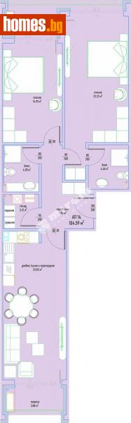 Тристаен, 124m² - Кв. Малинова Долина, София - Апартамент за продажба - МИРЕЛА - 113041025