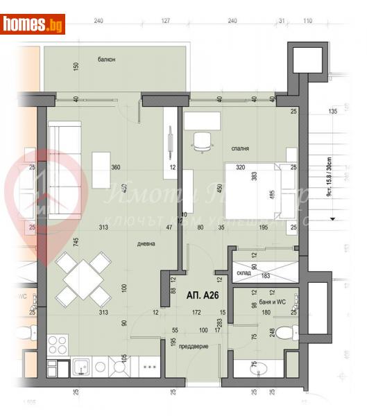 Двустаен, 76m² - Жк. Овча Купел, София - Апартамент за продажба - Имоти Просперити - 113054619