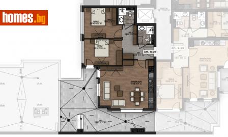 Тристаен, 102m² - Апартамент за продажба - 113079822
